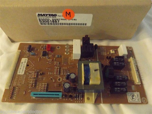 MAYTAG MICROWAVE 53001887 Board, Control (pcb) NEW IN BOX MAYTAG MICROWAVE 53001887 Board, Control (pcb) NEW IN BOX